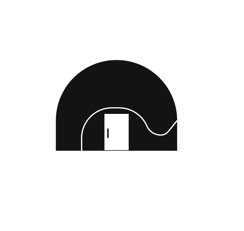 洞窟みたいなサウナ